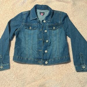 Denim Jacket with Button Front